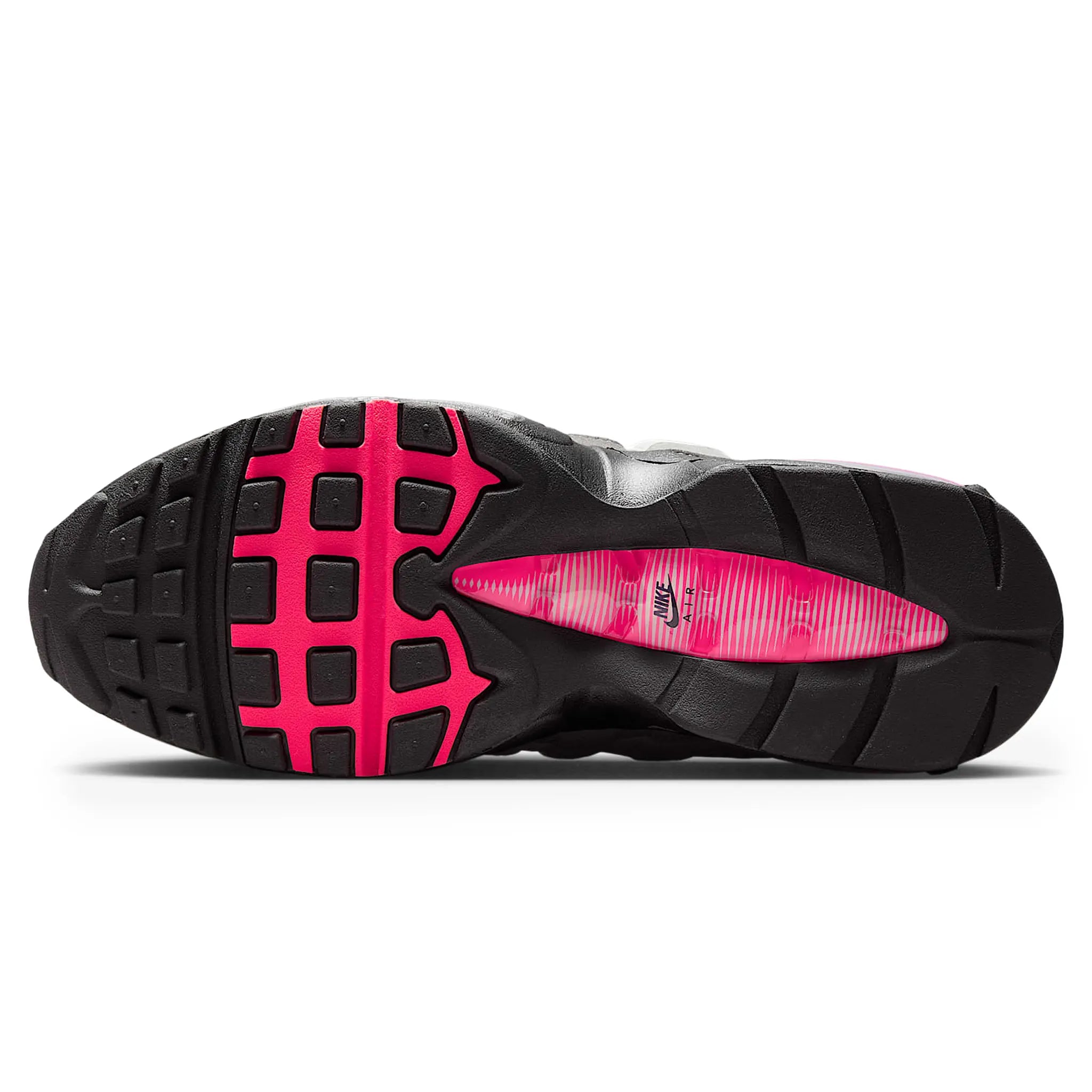 Sole View of Nike Air Max 95 Solar Red (2025) IM7410-001